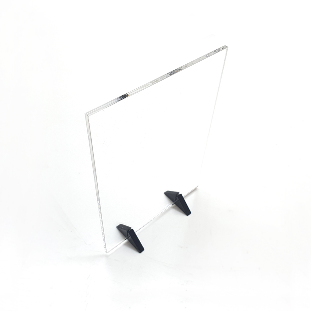 Rectangle Table Sign - Clear